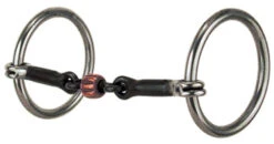 Reinsman Heavy Snaffle Copper Roller Loose Ring