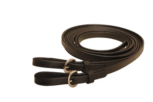 Tory 1-Ply Split Reins With Buckles - 5/8" X 7 Ft - Image 3