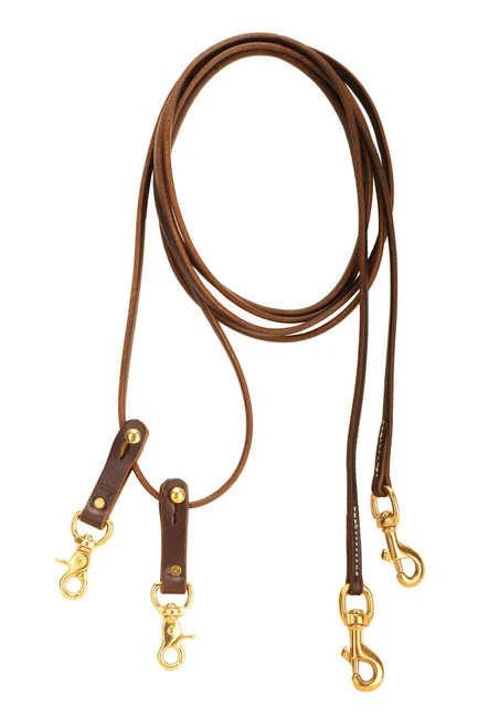 Tory Leather Pulley Draw Reins - Image 4