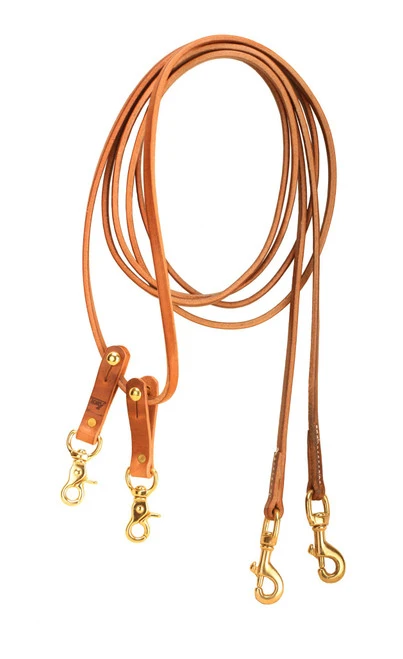 Tory Leather Pulley Draw Reins - Image 2
