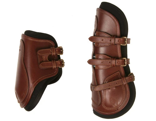 Majyk Equipe Leather Equitation Fetlock Boots - HORSE And PONY - Image 2