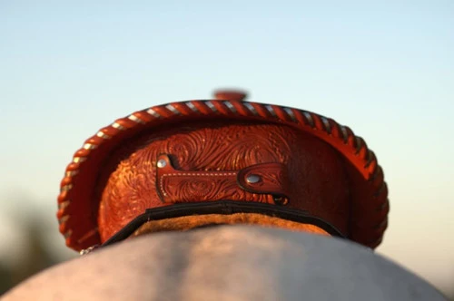 Circle Y Fischer Daisy Treeless Barrel Saddle - Image 7