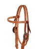 Berlin Cowboy Culture Big Copper Brow Headstall, Heavy Oil