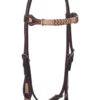 BLR Chevron Rawhide Brow Headstall