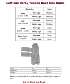 LeMieux Derby Tendon Boots