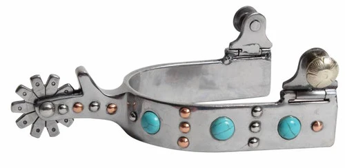 Professional's Choice Turquoise Dot Spur - Ladies