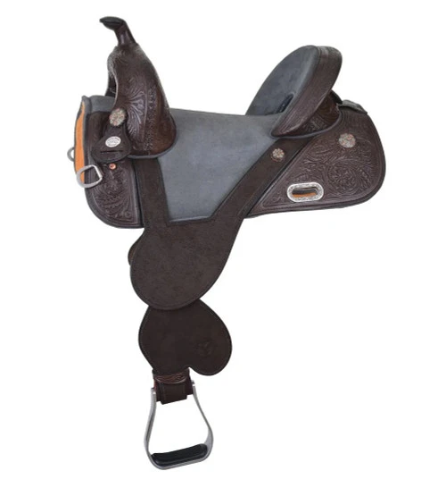 Circle Y Fischer Texas Treeless Barrel Saddle 1307 - Image 2