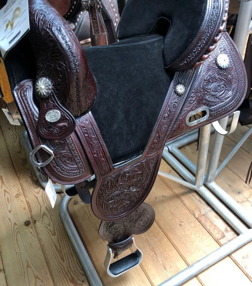Circle Y Fischer Daisy Treeless Barrel Saddle 1308