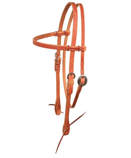 Berlin Leather Hand Tied Brow Headstall