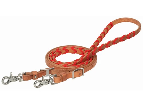 Weaver Leather Weaver Laced Harness Barrel Reins - Image 5