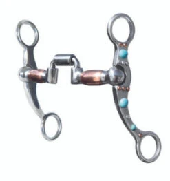 Professional's Choice Turquoise Dot Shank Hinged Port