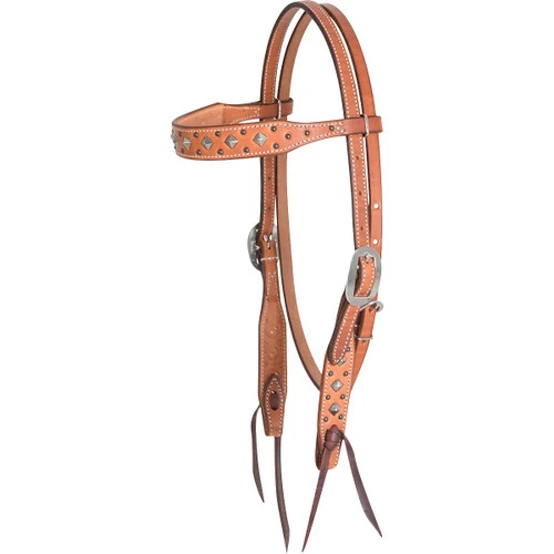 Martin Saddlery Pyramid Dots Brow Headstall
