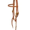 Berlin Leather Rattlesnake Brow Headstall