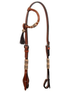 BLR Round Rawhide One Ear Headstall