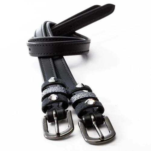 Kavalkade Crystal Leather Spur Straps - Image 3