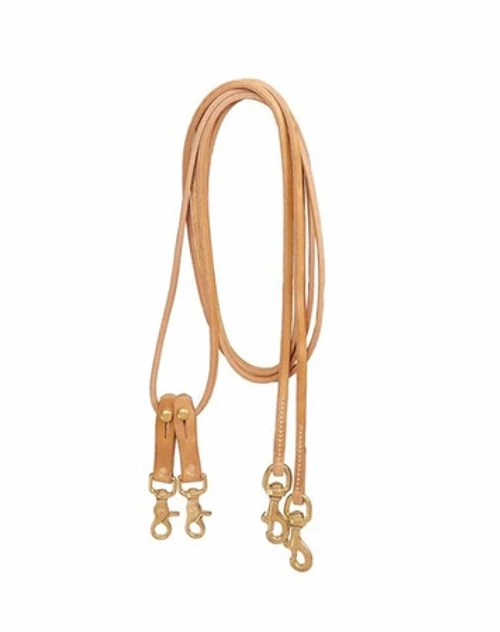 Tory Leather Pulley Draw Reins