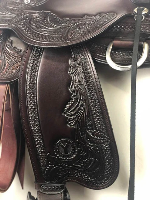 Circle Y Julie Goodnight Wind River Trail Saddle 1750 - Image 7