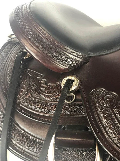 Circle Y Julie Goodnight Wind River Trail Saddle 1750 - Image 6