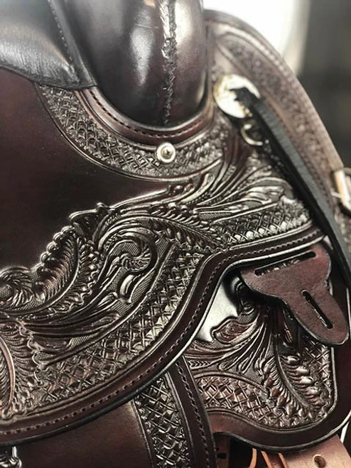 Circle Y Julie Goodnight Wind River Trail Saddle 1750 - Image 3